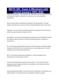 MKTG 350 - Exam 4 &lpar;Worsham&rpar; with correct answers 100&percnt; 2026