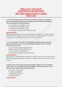 NR511 CEA Exam 2025&ndash;2026 &vert; 150 Practice Questions with Detailed Rationales &vert; Complete FNP Study Guide
