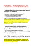 NUR 283 COMP 1&comma; 2 & 3 EXAMS &lpar;GALEN&rpar; 2026 TEST &NewLine;BANK QUESTIONS AND CORRECT VERIFIED ANSWERS&period; 