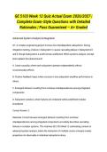 GE 5103 Week 12 Quiz Actual Exam 2026&sol;2027 &vert; Complete Exam-Style Questions with Detailed&NewLine; Rationales &vert; Pass Guaranteed &ndash; A&plus; Graded