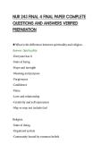 NUR 243 FINAL 4 FINAL PAPER COMPLETE&NewLine;QUESTIONS AND ANSWERS VERIFIED&NewLine;PREPARATION