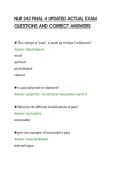 NUR 243 FINAL 4 UPDATED ACTUAL EXAM&NewLine;QUESTIONS AND CORRECT ANSWERS