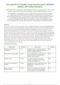 Wisconsin DSPS HVAC Qualifier Exam 2026-2027&colon; Questions and Answers Already Graded A&plus;&period; 100&percnt; Verified&NewLine;Solutions &vert; Updated Per Latest Wisconsin Administrative Codes and ASHRAE Standards &vert; Graded A&plus;