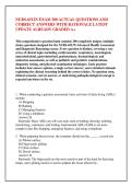 NURS-6512N EXAM 300 ACTUAL QUESTIONS AND &NewLine;CORRECT ANSWERS WITH RATIONALE LATEST &NewLine;UPDATE ALREADY GRADED A&plus;