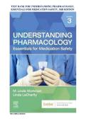 Understanding Pharmacology Test Bank - Chapters 1-15&colon; Medication Safety&comma; Dosage&comma; Drug Actions&comma; and More &vert; 3rd Edition&NewLine;&NewLine;