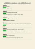 ANPS 8005 1 Questions with CORRECT Answers