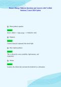 Honors Biology Midterm Questions and Answers with Verified&NewLine;Solutions &vert; Latest 2026 Update