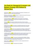 Testbank Managerial Economics and Business Strategy 2025 Release by Michael Baye & Jeff Prince &vert; Complete Chapters 1-15 &vert; All Questions & Answers&NewLine;&NewLine;
