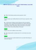 HRI Test 4 Questions and Answers with Verified Solutions &vert; Latest 2026&NewLine;Update