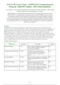 NACE CIP Level 1 Exam 2026-2027 QUESTIONS AND ANSWERS ALREADY GRADED A&plus;&period; 100&percnt; Verified&NewLine;Solutions &vert; Updated Per Latest AMPP Guidelines &vert; Graded A&plus;