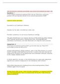 NURS 5073 EBP QUIZ 3 &vert; QUESTIONS AND ANSWERS &vert; 2026 UPDATE &vert; WITH COMPLETE SOLUTIONS - TWU&period;