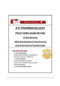 2026 ATI RN Pharmacology Exam Retake 2023 with NGN Latest Version &mdash; 70 Real Retake Exam Questions and 100&percnt; ATI Approved Answers &vert; Pass the RN ATI Pharmacology Proctored Exam 2026&vert; Grade A EXAM 