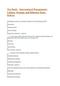 Testbank for International Management&colon; Culture&comma; Strategy&comma; and Behavior &ndash; Latest Edition &vert; Instant Download&NewLine;&NewLine;
