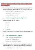 Certified Breastfeeding Counselor &lpar;CBC&rpar; Exam Questions & Correct Answers 2026&sol;2027 &vert; Comprehensive Review &vert; Latest Update &vert; Graded A&plus;