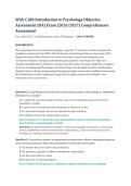 WGU C180 Introduction to Psychology Objective Assessment &lpar;OA&rpar; Exam &lpar;2026&sol;2027&rpar; &ndash; Western Governors University Comprehensive Psychology Practice Review &vert; 75 Practice Questions with Correct Answers