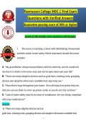 MDC1 FINAL EXAM 2 &ndash; NUR 2356 Multidimensional Care I &vert; Complete 150&plus; Q&A with Verified Answers & Detailed Rationales &vert; Latest 2025&sol;2026 Update &vert; Rasmussen University