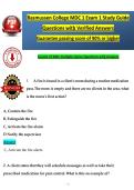 MDC1 Exam 1 Study Guide &ndash; NUR 2356 Multidimensional Care I &vert; Complete Exam Review with Practice Questions & Detailed Rationales &vert; Latest 2025&sol;2026 Update &vert; Rasmussen University &vert; A&plus; Graded