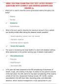 NR667 CEA Final Exam Practice Test Comprehensive Review Study Guide Latest Edition &lpar;2026&rpar;