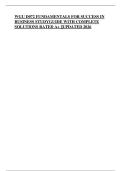 WGU D072 FUNDAMENTALS FOR SUCCESS IN BUSINESS STUDYGUIDE WITH COMPLETE SOLUTIONS RATED A&plus; &vert;&vert;UPDATED 2026