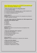 Ontario Refrigeration Operator Class B 2026&sol;2027 Exam questions and &NewLine;answers with rationales 2026&sol;2027 version 
