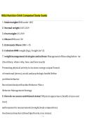 Nutrition and Therapeutic Diets Nursing Exam Study Guide &vert; Complete Nutrition Notes&comma; Diet Therapy & Clinical Nursing Review