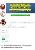 MDC 1 EXAM 2 &ndash; NUR 2356 Multidimensional Care I &vert; Complete Q&A with Verified Answers & Detailed Rationales &vert; Latest 2026&sol;2027 Update &vert; Rasmussen University &vert; A&plus; Graded
