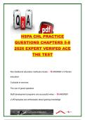 HSPA CHL Chapters 5&ndash;8 Practice Exam &vert; 20&plus; Questions with Answers &vert; Staff Development&comma; Leadership&comma; Budgeting&comma; Accreditation & Quality Management &vert; Healthcare Sterile Processing Association &lpar;HSPA&rpar;