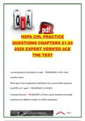 HSPA CHL EXAM COMPLETE PACKAGE DEAL