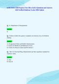 IAHCSMM CER Progress Test &lpar;Mix of all 4&rpar; Questions and Answers&NewLine;with Verified Solutions &vert; Latest 2026 Update