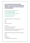 NCCCO CORE CERTIFICATION EXAM PREP 2026 WITH 150 ACTUAL EXAM QUESTIONS AND CORRECT ANSWERS&sol; REAL NCCCO CORE EXAM 2026 &lpar;BRAND NEW&excl;&excl;&rpar;