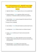 WGU C182 Introduction to IT &ndash; Western Governors University &lpar;WGU&rpar; &ndash; 2026&sol;2027 Latest Update Complete Study Guide&comma; Practice Questions & Detailed Answers