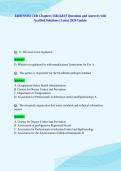 IAHCSMM CER Chapters 13&14&15 Questions and Answers with&NewLine;Verified Solutions &vert; Latest 2026 Update