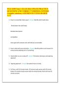 WGU D389 Task 1 EXAM 2026 UPDATE&sol;PRACTICE &NewLine;QUESTIONS AND CORRECT VERIFIED ANSWERS &NewLine;&lpar;complete solutions&rpar; ASSURED SUCCESS&sol;GRADED &NewLine;A&plus;&excl;&excl;&excl;