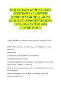 BUSI 330 Exam WITH ACCURATE QUESTIONS AND ANSWERS &lpar;VERIFIED ANSWERS&rpar; &vert; LATEST &lpar;2026&sol;2027&rpar; UPDATED VERSION &vert; 100&percnt; GUARANTEED PASS &lbrace;JUST RELEASED&rcub;