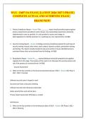 WGU - D487 OA EXAM &vert; &lbrace;LATEST 2026&sol; 2027 UPDATE&rcub; &NewLine;COMPLETE ACTUAL AND AUTHENTIC EXAM &vert;&NewLine; BRAND NEW&excl;