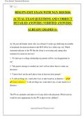 HESI PN Exit Exam NGN 2026&vert; Detailed Questions & Answers with Rationales
