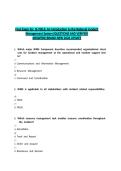 Final Exam for&colon; IS-700&period;b&colon; An Introduction to the National Incident Management System&vert;QUESTIONS AND VERIFIED ANSWERS&vert;BRAND NEW 2026 UPDATE 