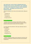 NSG 530 EXAM 3 ADVANCED PATHOPHYSIOLOGY &ndash; WILKES EXAM ACTUAL QUESTIONS AND ANSWERS - LATEST AND COMPLETE UPDATE WITH VERIFIED SOLUTIONS &ndash; ASSURED PASS WITH ISTANT DOWNLOAD PDF&period;
