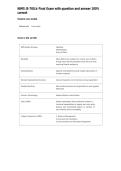 NIMS IS-700&period;b Final Exam with question and answer 100&percnt; correct
