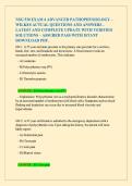 NSG 530 - ADVANCED PATHOPHYSIOLOGY &vert; Complete Bundle