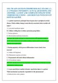 NSG 530 ADVANCED PATHOPHYSIOLOGY EXAMS 1&comma; 2&comma; 3&comma; 4 &lpar;WILKES UNIVERSITY&rpar; ACTUAL QUESTIONS AND ANSWERS - LATEST AND COMPLETE UPDATE WITH VERIFIED SOLUTIONS &ndash; ASSURED PASS WITH ISTANT DOWNLOAD PDF&period;