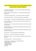 CMT Initial Test with all Correct & 100&percnt; Verified Answers &vert;Latest Version &vert;Already Graded A&plus;