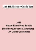 246 HESI Study Guide Test PDF &vert; Practice Questions&comma; Test Bank & HESI-RN Nursing Exam Prep