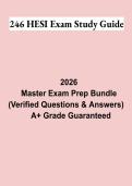 246 HESI Study Guide Test PDF &vert; Practice Questions&comma; Test Bank & HESI-RN Nursing Exam Prep