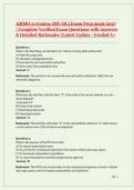 AMMO 51 Course &lpar;MV-DL&rpar; Exam Prep 2026&sol;2027 &vert; Complete Verified Exam Questions with Answers & Detailed Rationales &vert;Latest Update - Graded A&plus;
