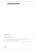 BCOR 2204 - FINANCE TERMS QUESTIONS WITH 100&percnt; CORRECT VERIFIED SOLUTIONS