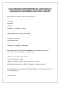 NATE CORE EXAM&vert;VERIFIED QUESTIONS AND CORRECT DETAILED ANSWERS&vert;RATED  AND GRADED A&plus; NEW UPDATE&vert; 2026&sol;2027