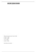BCOR 2204 - FINANCIAL MANAGEMENT - QUIZ -3 QUESTIONS WITH 100&percnt; CORRECT VERIFIED SOLUTIONS
