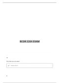 BCOR 2204 FINAL EXAM 