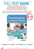&NewLine;TEST BANK FOR PHARMACOTHERAPEUTICS FOR &NewLine;ADVANCED PRACTICE A PRACTICAL APPROACH 5TH &NewLine;EDITION BY VIRGINIA POOLE ARCANGELO&semi; ANDREW &NewLine;PETERSON&semi; VERONICA WILBUR&semi; JENNIFER A&period; REINHOLD 